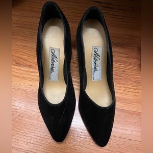 Vintage velvet heels